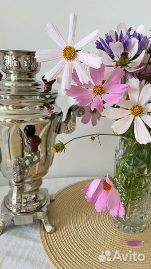 Самовар новый Тульский электрический 1,5 л