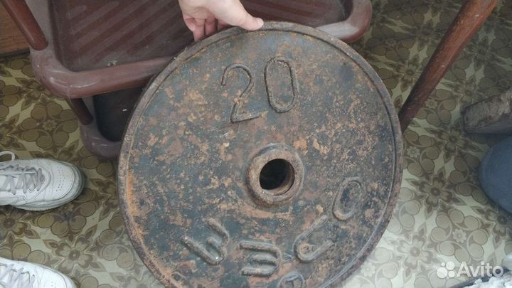 Блин для штанги и утяжелитель