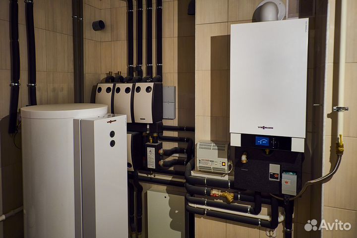 Монтаж систем отопления Монтаж котлов