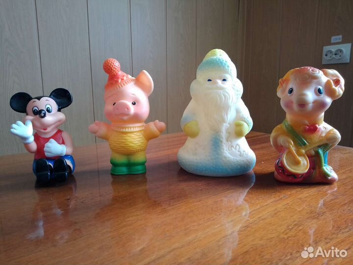 Игрушки резиновые СССР и современные