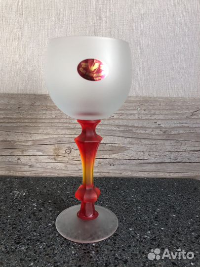 Набор 5шт Бокалы хрустальные цветные