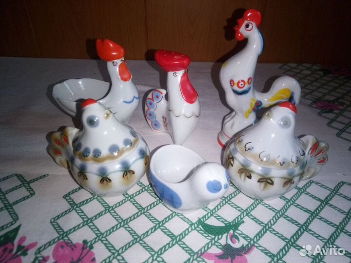 Статуэтки фарфоровые СССР птицы