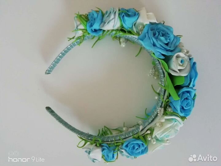 Ободок для волос ручной работы