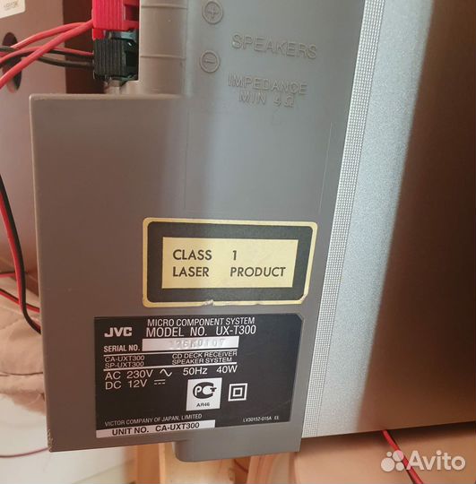 Музыкальный центр JVC UX-T300, UX-V10