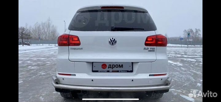Обвес Tiguan. Защита переднего и заднего бампера