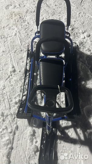 Снегокат для двойни