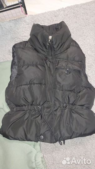 Спортивный костюм утеплённые+безрукавка,размер 116