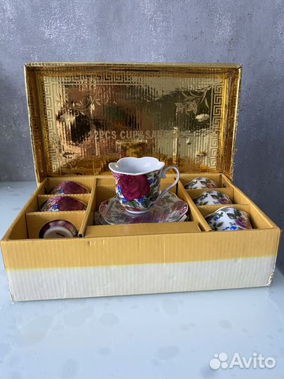 Кофейный сервиз yamasen gold collection Новый