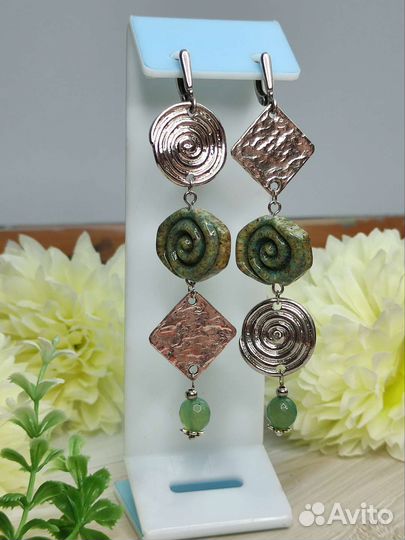 Серьги в этническом стиле