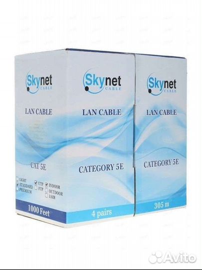 Кабель витая пара utp 5e медь