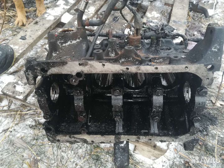 Блок цилиндров двигателя 2c Тойота