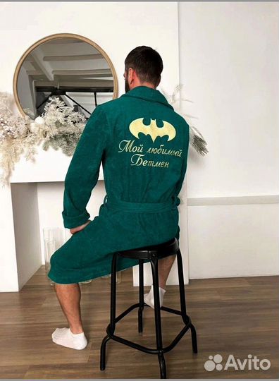 Халат с вышивкой