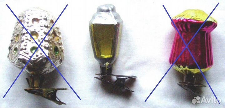 Игрушки елочные СССР