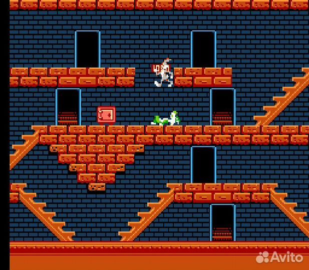 Bugs Bunny: Crazy Castle 8-bit, английская версия