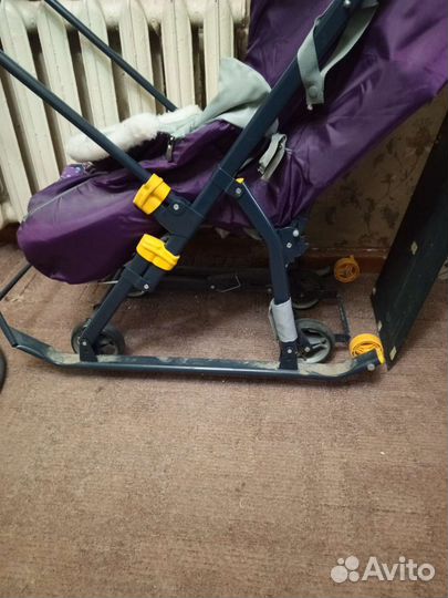 Детские санки коляска