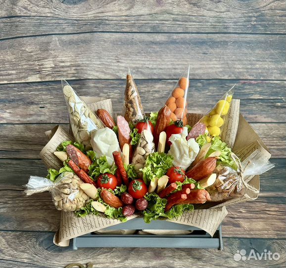 Букет из раков. Мужской букет