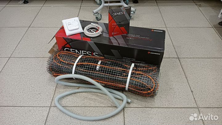 Выгодный комплект теплого пола керамогранит 1кв.м