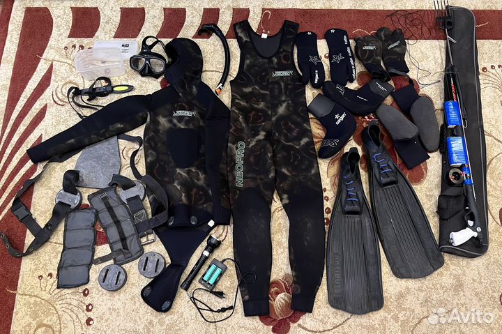 Снаряжение для подводной охоты