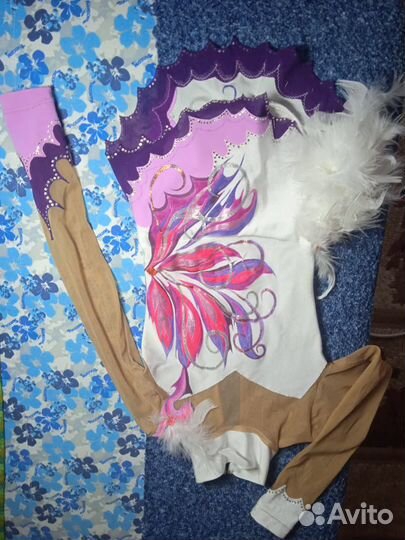 Гимнастический купальник 120-130 рост