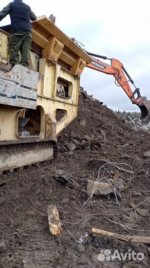 Мобильная щековая дробилка аренда