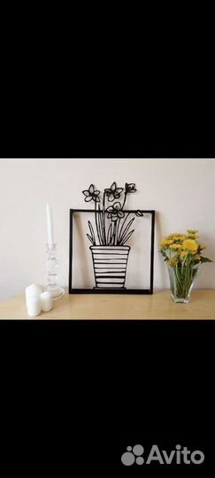 Панно из металла