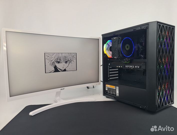 Комплект i5 10400F, RTX 3070 + IPS монитор Acer