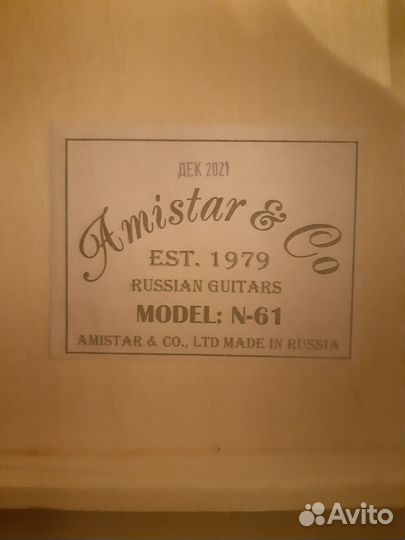 Акустическая гитара Amistar