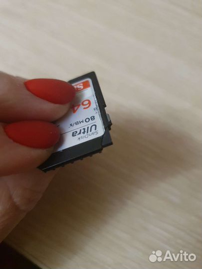 Карта памяти sdhc 64 гб