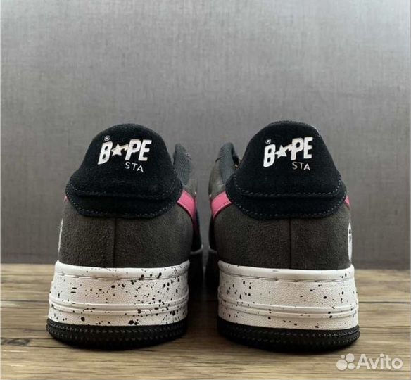 Bape Sta M1 «Black Pink» р.36,37,38,40 натуралки