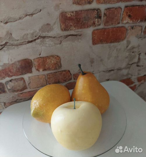 Фрукты для декора, близки к натуральным