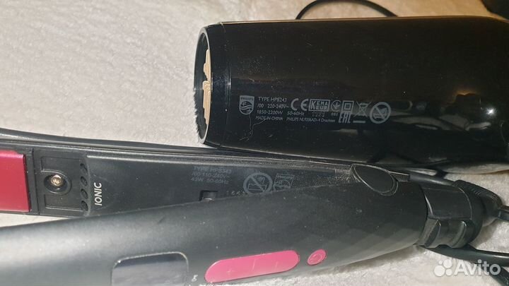 Фен и выпрямитель philips