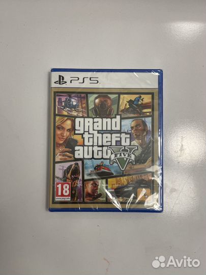 Gta 5 ps5 новый диск, русский язык