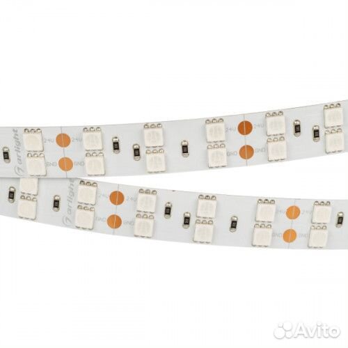 Светодиодная лента RT 2-5000 24V Green 2x2 (5060