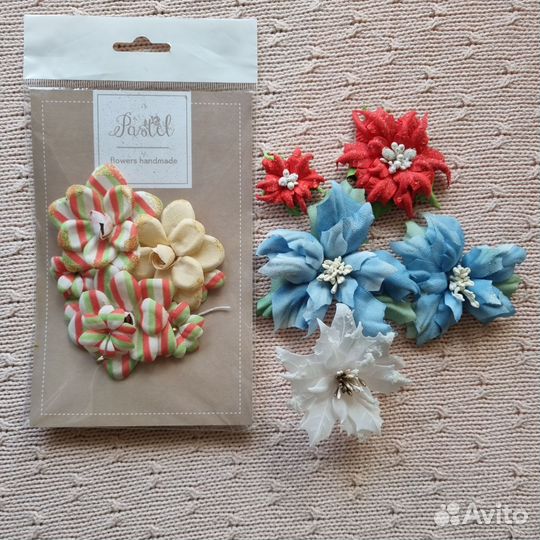 Цветы для скрапбукинга