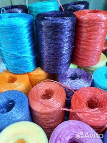 Нитки для вязания мочалок