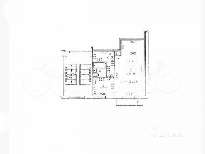 1-к. квартира, 32,7 м², 3/5 эт.