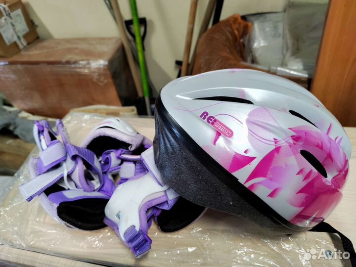 Защита для роликов со шлемом детская