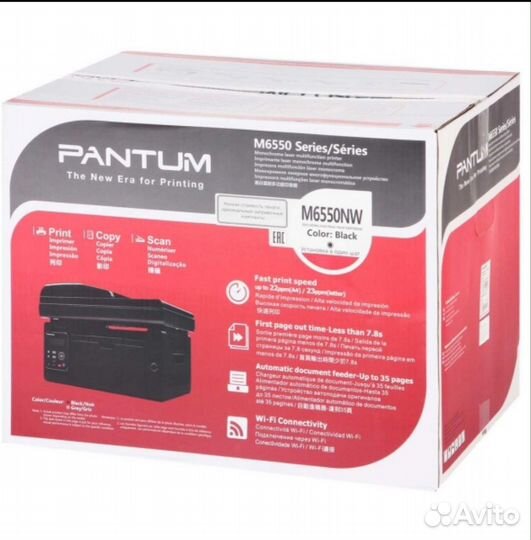 Мфу лазерное с WiFi Pantum M6500NW