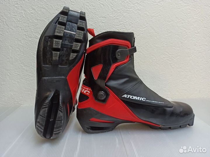 Лыжные ботинки Atomic race carbon SK (SNS)