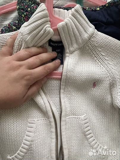 Кофта ralph lauren на замке