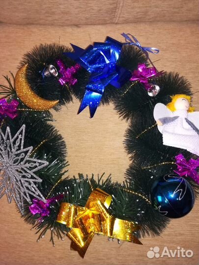 Новогодний венок,заготовка