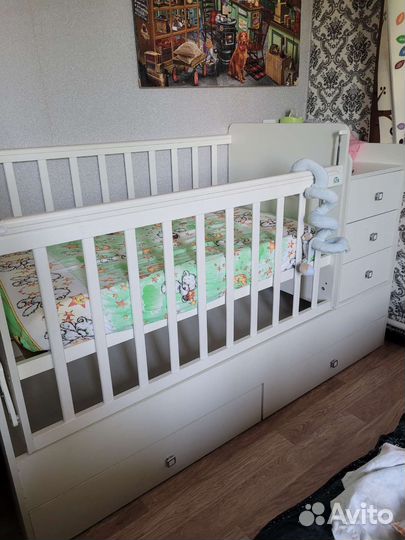 Детская кроватка трансформер