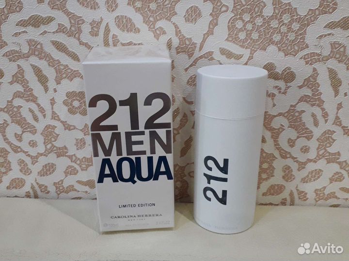 212 men aqua 100ml carolina herrera парфюм мужской