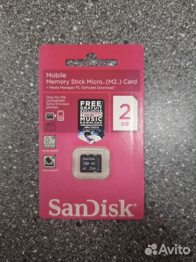 Карта памяти Memory Stick Micro (M2)