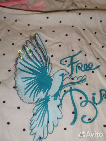 Кофта лонгслив для девочки 5 лет