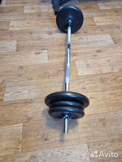 Силовая скамья, скам. для пресса, штанга и гантели