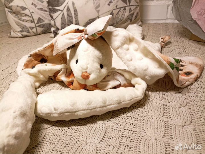 Плюшевый заяц. Мягкая игрушка для сна