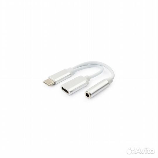Адаптер USB Type C/Jack3.5 F+Type-C Cablexpert бе