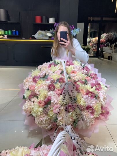 Живые цветы букеты