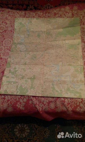 Карта Москвы СССР